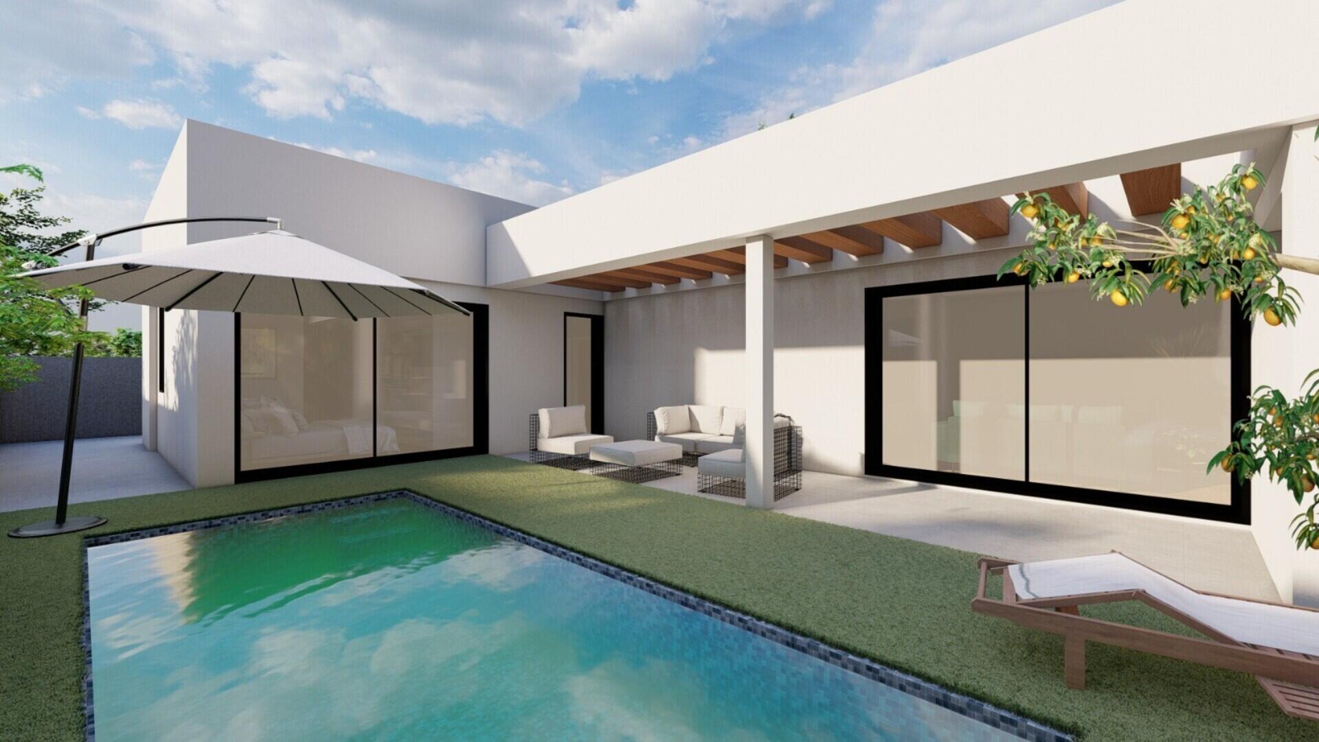 Diseño en 3D de una villa Diseño en 3D de una villa